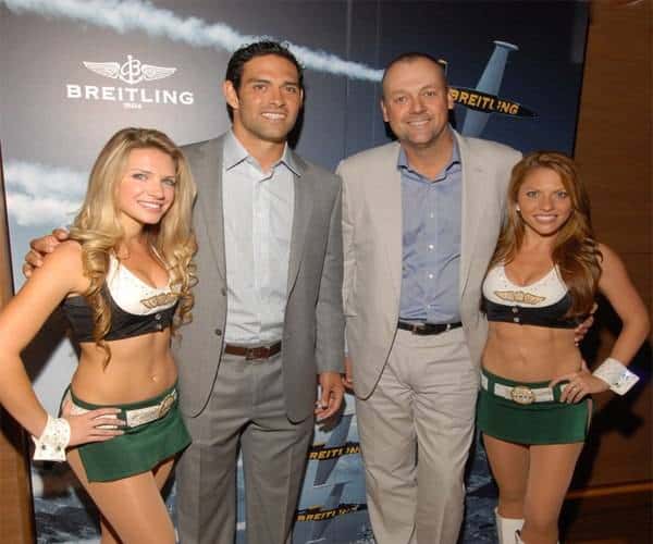 Breitling Celebrate Kickoff of Football Season With NY Jet Mark Sanchez