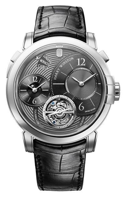 Carmelo Anthony’s Haute Time Watch of the Day:  Harry Winston Midnight GMT Tourbillon