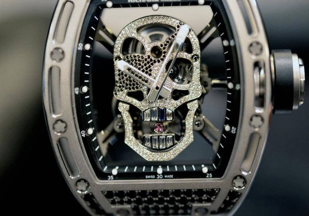 Carmelo Anthony’s Haute Time Watch of the Day: Richard Mille RM 052 Diamond Skull Tourbillon