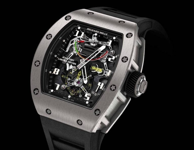 Richard Mille’s New Tourbillon G Sensor RM 036 Jean Todt Limited Edition
