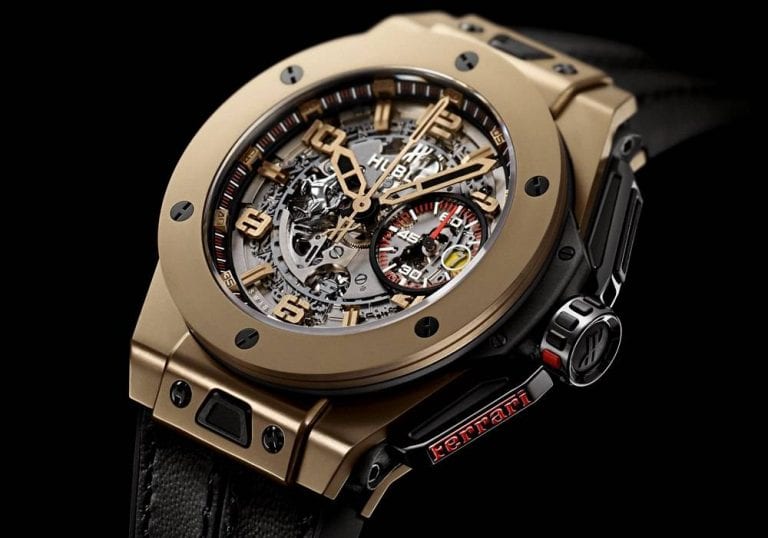 Carmelo Anthony’s Haute Time Watch of the Day:  Hublot Big Bang Ferrari Magic Gold