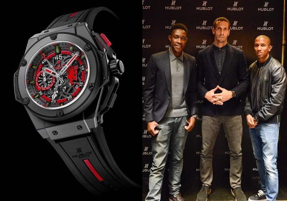 Manchester United Soccer Stars Work the Hublot Boutique For A Cause