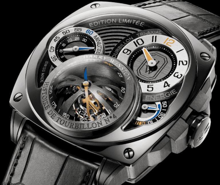 Triple Threat: The Harry Winston Histoire de Tourbillon 4, 3 Axis Tourbillon