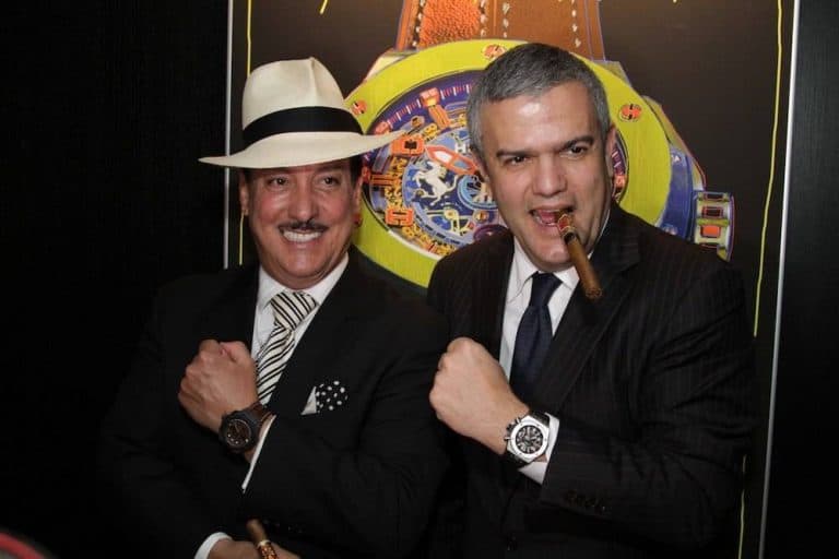 Hublot’s Ricardo Guadalupe Welcomes Carlos Fuente Jr at BaselWorld