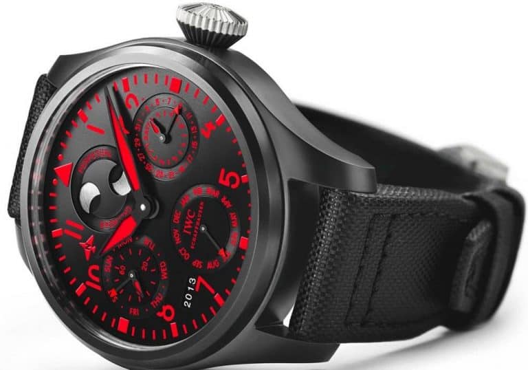 Carmelo Anthony’s Haute Time Watch of the Day:  IWC Big Pilot’s Watch Perpetual Calendar TOP GUN Boutique Edition