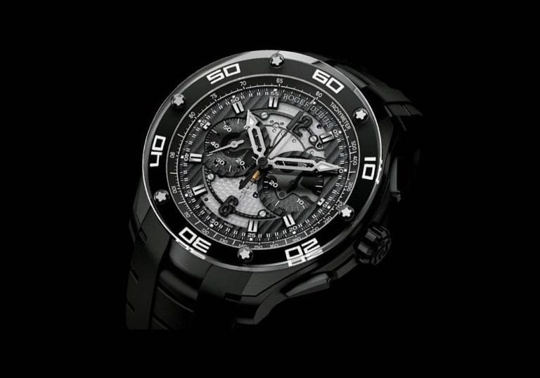 Carmelo Anthony’s Haute Time Watch of the Day:  Roger Dubuis DLC Titanium Pulsion Chronograph