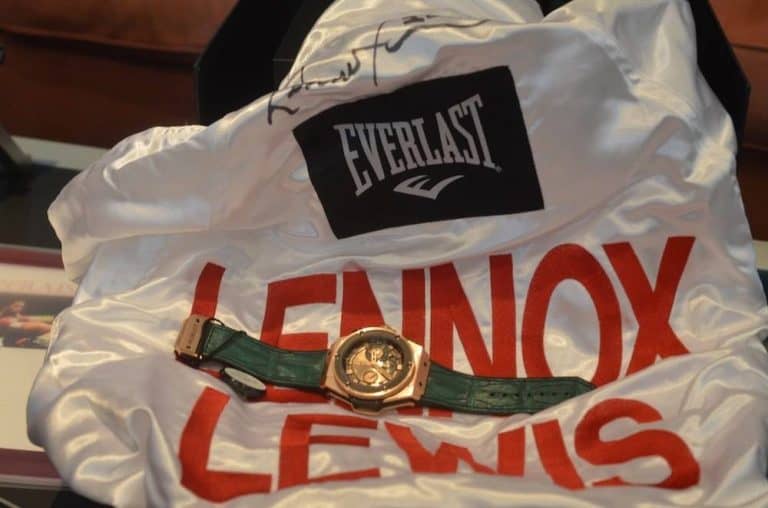 Hublot King Power WBC Lennox Lewis Available at Hublot Bal Harbour