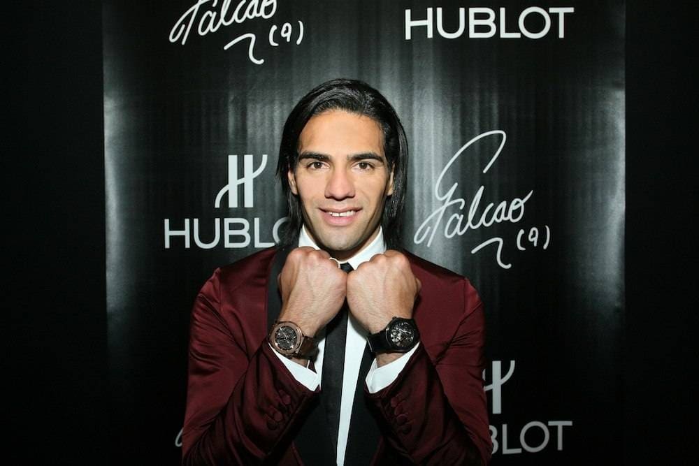 Radamel Falcao García Spotted Wearing Hublot Classic Fusion Falcao