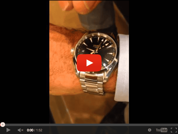 Omega CEO Stephen Urquhart Shows Off His Omega Seamaster Aqua Terra