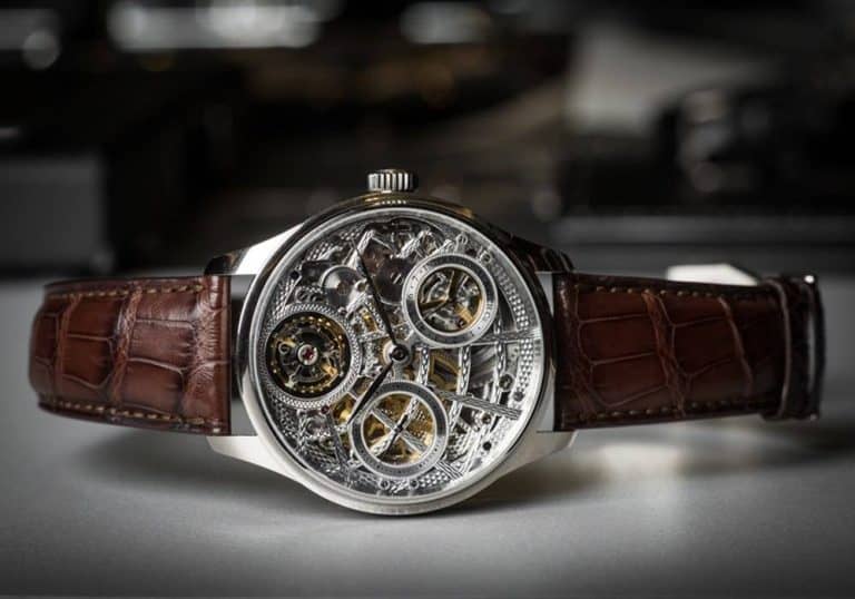 Carmelo Anthony’s Haute Time Watch of the Day:  IWC Portuguese Tourbillon Mystere Squelette