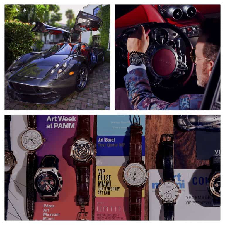 Seven Days, Seven Watches, One Pagani – Art Basel Miami (Day 1 Recap)