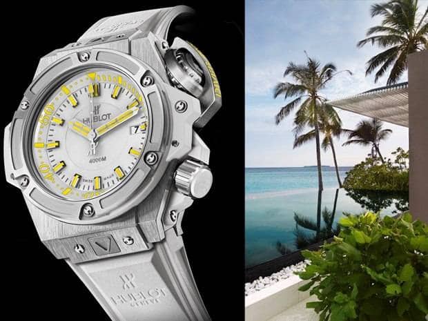 Hublot Unveils OCEANOGRAPHIC 4000 Cheval Blanc Randheli Special Edition