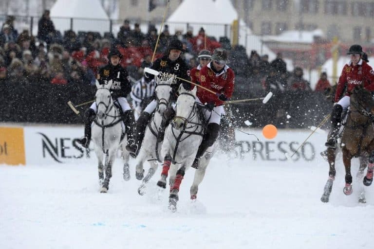 Cartier Takes Home the Trophy at St. Moritz Polo World Cup on Snow