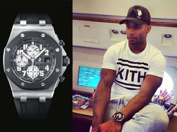 Victor Cruz Spotted Wearing Audemars Piguet Royal Oak Offshore Chronograph