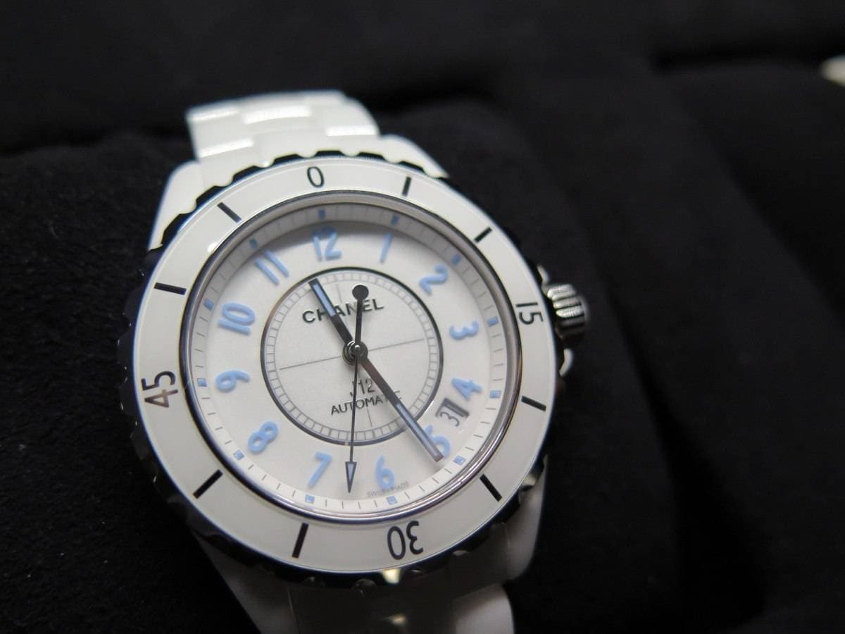 CHANEL J12 Blue Light in white ceramic