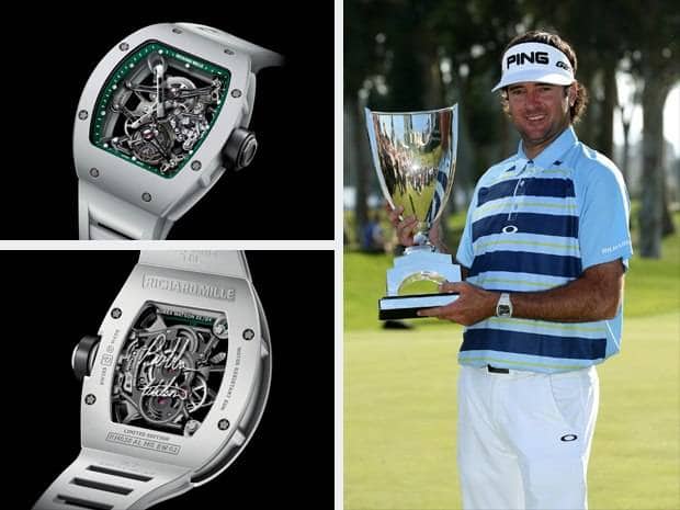 Bubba Watson Spotted Wearing Richard Mille Tourbillon RM 038 Bubba Watson Victory Watch