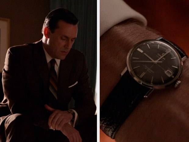 Don Draper Spotted Wearing Vintage Omega Seamaster De Ville