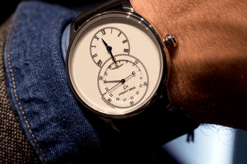 Jaquet Droz Grande Seconde Quantième Ivory Enamel