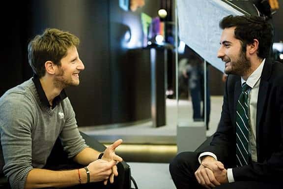 Five Minutes with F1 Driver Romain Grosjean