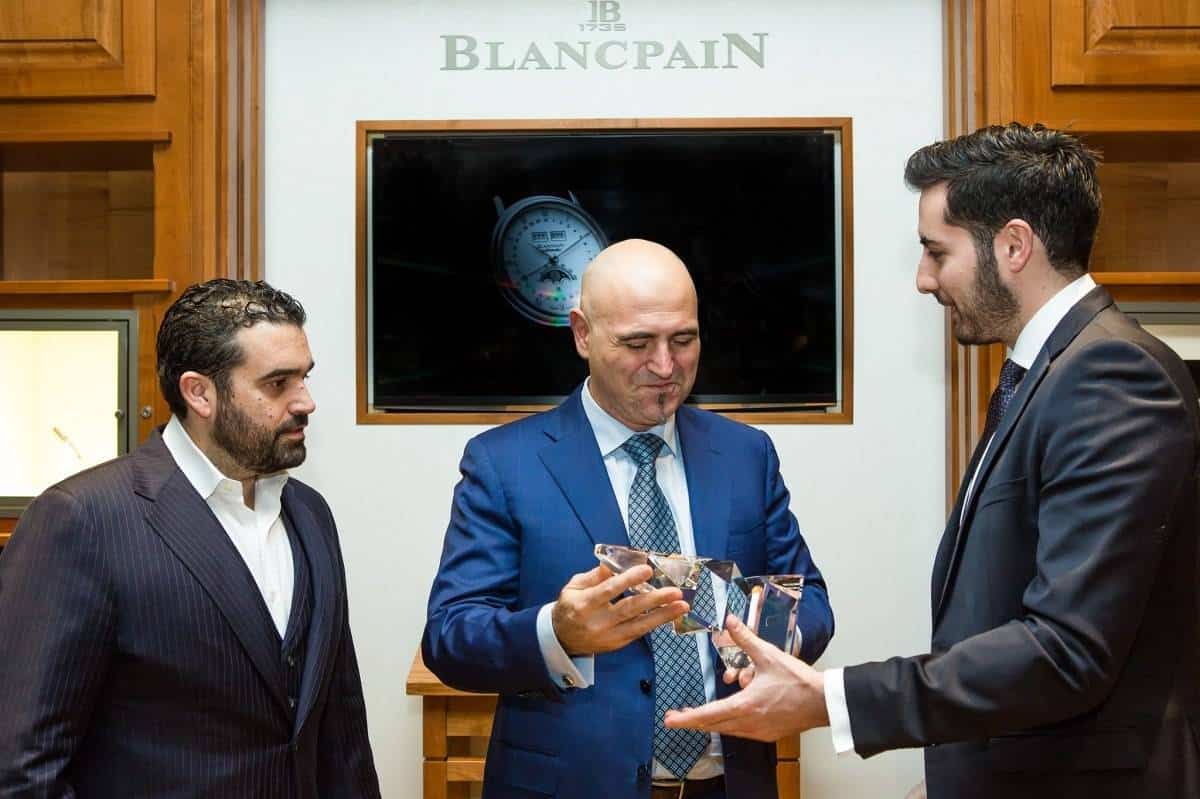 Blancpain CEO Marc A. Hayek Receives 2014 Watch Of The Year Award From Haute Time Magazine