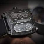 Tag Heuer Monaco V4 Phantom Watch Baselwolrd 2015 back angle