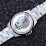 Chanel J12 Flying Tourbillon White Watch Baselworld 2015 front