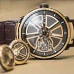 Fabergé Visionnaire I tourbillon watch in rose gold baselworld 2015 front