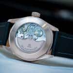 Blancpain Fifty Fathoms Bathyscaphe Watch In Ceramic and rose gold back