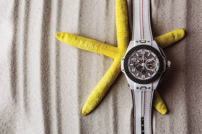 Hublot Big Bang Ferrari white ceramic watch