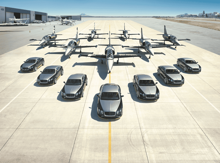 Breitling Helps Unveil The Bentley Continental GT Speed Breitling Jet Team Series In Seattle