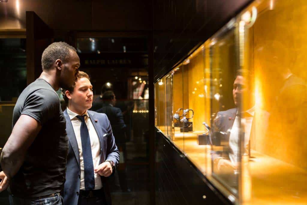 Usain Bolt Visits Hublot in London