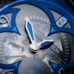 Only Watch 2015 Harry Winston Ocean Dual Time Retrograde Watch Close Up