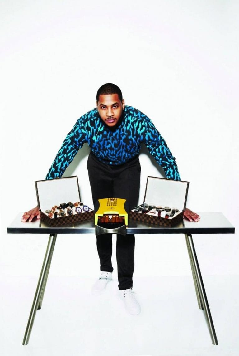Carmelo Anthony Takes Over The Haute Time Instagram Account Today