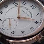 A. Lange & Söhne 1815 Anniversary Of F.A. Lange In Honey Gold Watches & Wonders 2015 Close Up