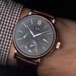 IWC Portofino Hand-Wound Day & Date Waches & Wonders 2015 Wrist