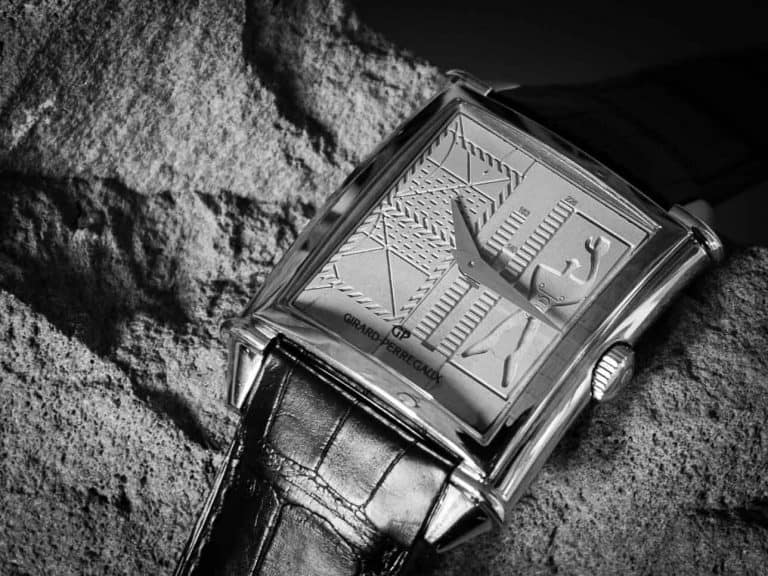 Introducing The Girard-Perregaux Vintage 1945 Le Corbusier Limited Edition, A Steel Watch With A Concrete Dial