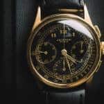 Universal Genève 5922, 18k yellow gold, retailed by Hermès ,1937 Front