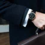 Glashutte Original PanoMaticLunar watch in rose gold 2015 wirst 2