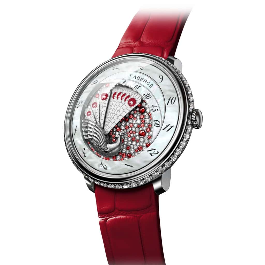 Lady Compliquée Peacock Ruby Timepiece