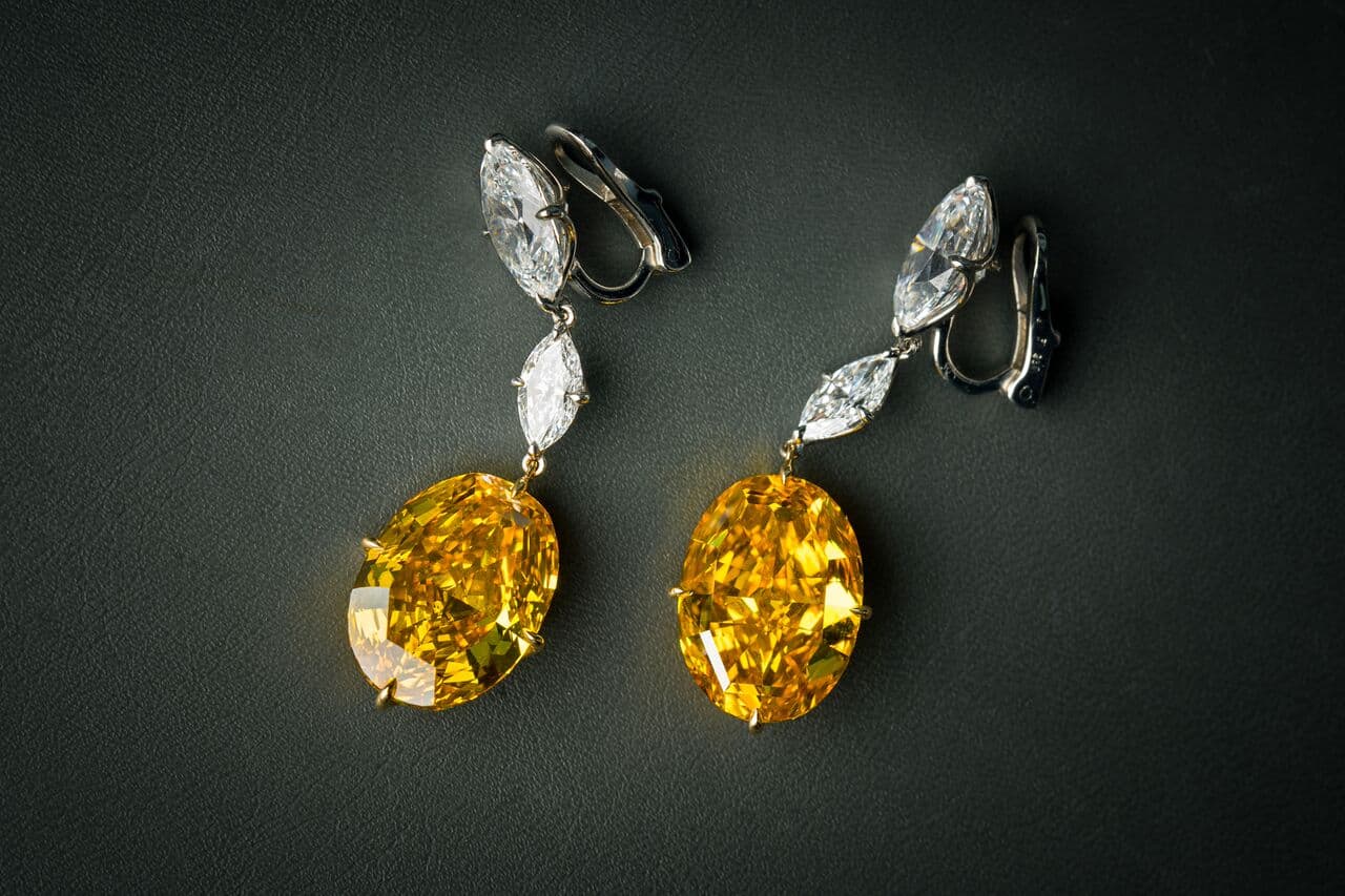 Oriental Sunrise earrings 