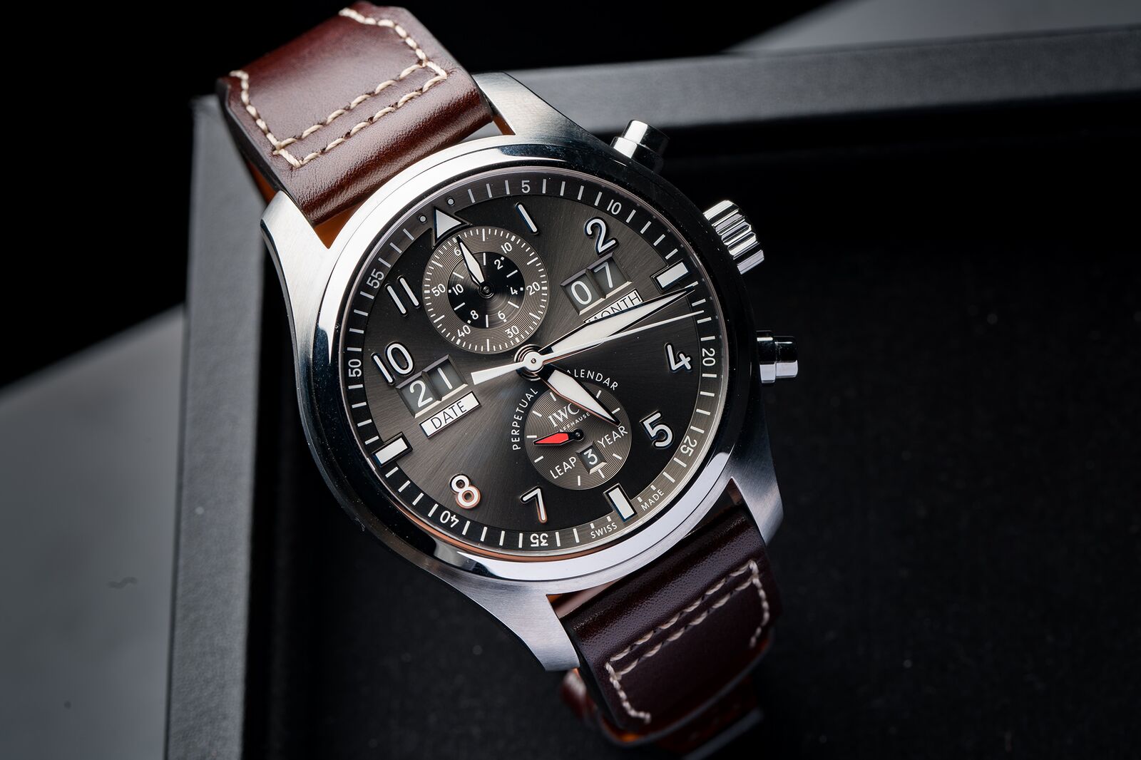 Watch of the Week: IWC Pilot’s Watch Perpetual Calendar Digital Date-Month Spitfire