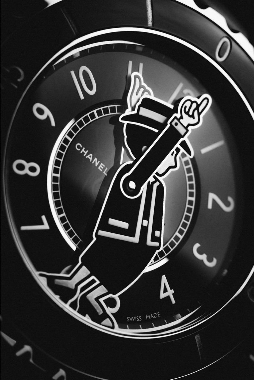Coco Chanel tells time in this unique Mademoiselle J12