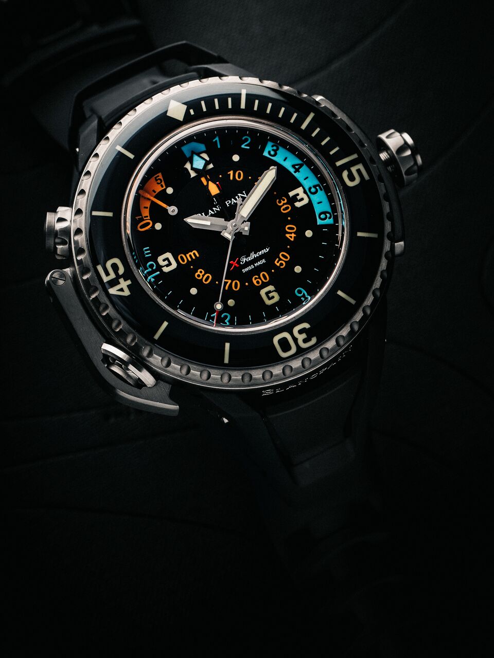 The Blancpain X-Fathoms can mechanically measure the depth you dive