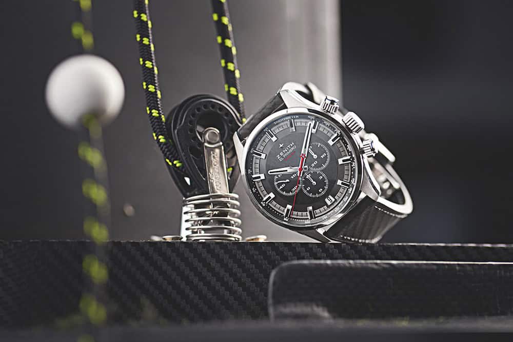 Zenith's El Primero is the watch of choice for the Land Rover BAR team