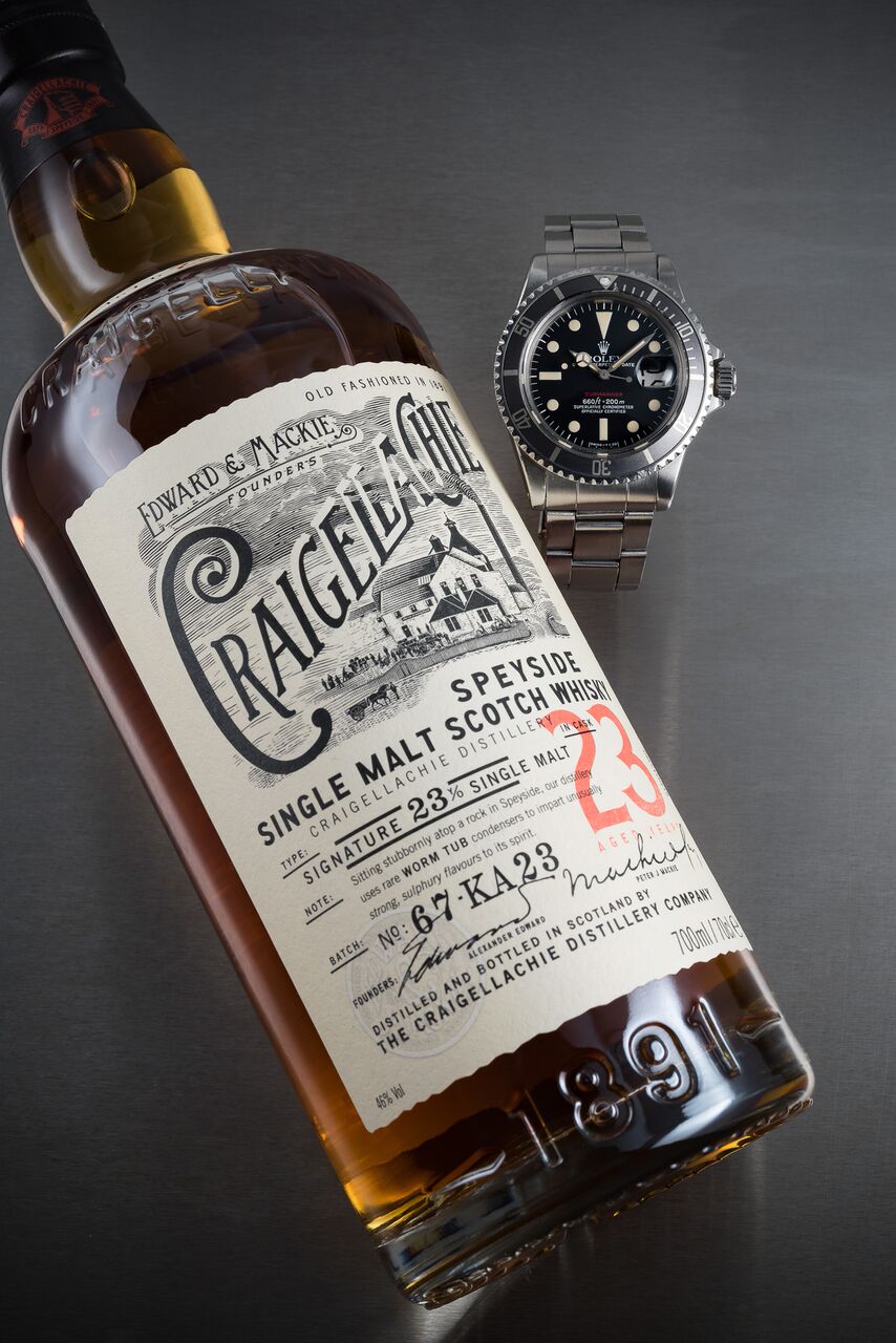 Watches & Whisky: Craigellachie + Rolex Submariner