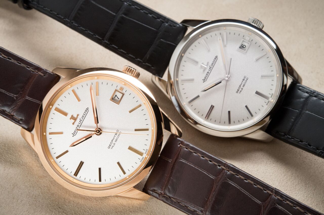 The Jaeger-LeCoultre Geophysic True Seconds is available in gold ($16.900,-) and steel ($9.100,-)