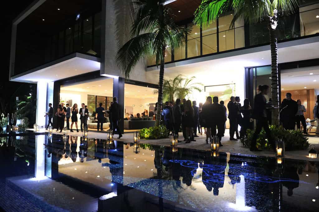 Atmosphere of the Omega Aqua Terra Miami Launch Party (Photo Credit: Omega)