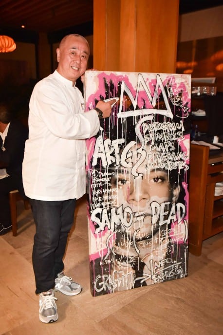 Shawn Kolodny painting (Photo Credit: Romain Maurice/Getty Images)