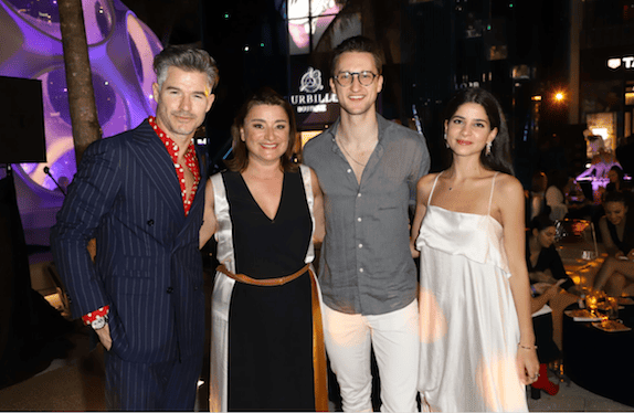 Eric Rutherford, Fabienne Lupo, Marcel Floruss and Lainy Hedaya (Photo Credit: Getty Images)