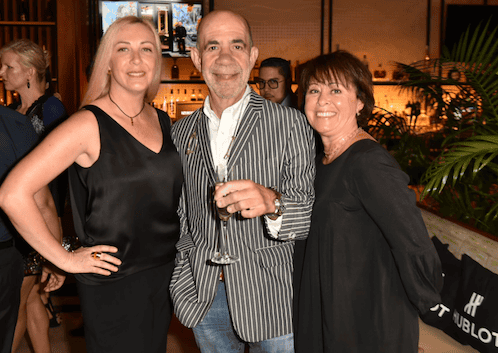 Angela Birdman with Alan and Ruth Zelcer (Photo Credit: Romain Maurice/Getty Images)